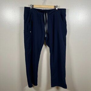Figs kade cargo xxl navy blue scrub pant women’s